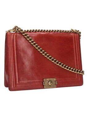 Chanel Beautiful 30 Logo Calfskin Chain Shoulder Bag